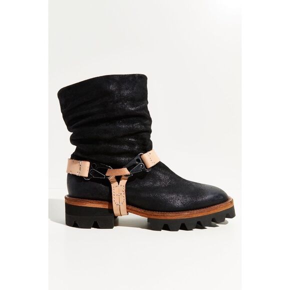 Free People x We The Free Reya Harness  Ankle. Boots $328 Sz 38.5 - Picture 1 of 3
